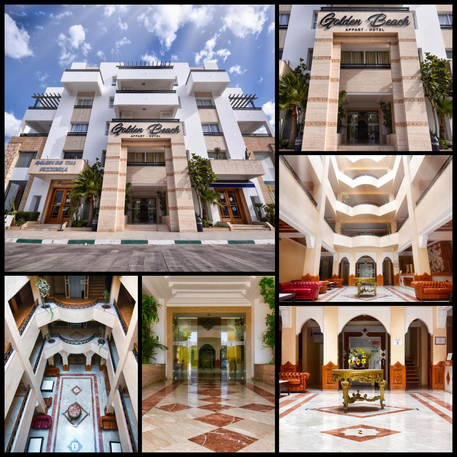 الشقق الفندقية أغاديرفي  فندق جولدن بيتش أبارت المظهر الخارجي الصورة